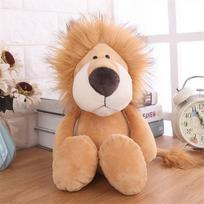 25cm mielas miško pliušinis žaislas Vaikų miego draugas Džiunglių kimštas liūtas tigras dramblys šuo žirafa meškinas beždžionė Kawaii lėlė Lion