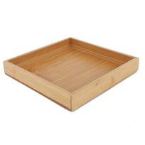 Japoniško stiliaus stačiakampis vaisių arbatos maisto serviravimo padėklas restoranui, namams (19.3*19.3*3cm)