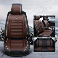 Universalus sėdynės užvalkalas Visiškai uždengtas automobilio pagalvėlė Patogus odinis automobilio sėdynės užvalkalas 5 vietų automobilis