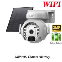 6MP / 3MP Maitinama 4G Lauko WIFI Kamera su Saulės Baterija 12X Optinis ir Skaitmeninis Priartinimas CCTV Stebėjimas beveik baltos spalvos
