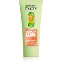Garnier Fructis Keratin Sleek šampūnas su keratinu plaukų blizgesiui ir švelnumui užtikrinti 200 ml