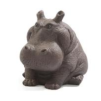 Hippo Figūrėlė Violetinio Molio Keramikos Arbatos Augintinis Skulptūra Hippo Statulėlė Stalo Ornamentas Arbatai