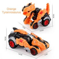 Monster Truck Metalo Automobiliukas Transformuojamas Žaislas Berniukams Dinazauro Deformacija Plastikinės Veiksmo Figūrėlės Robotukas Vaikų Dovana