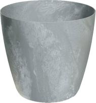 Plastikinis vazonas MATE BETON EFFECT, betono sp., 16 x 15 cm