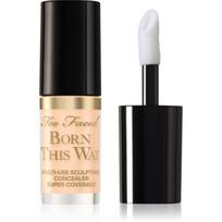 Too Faced Born This Way Super Coverage Multi-Use Concealer Travel Size ilgai išliekantis maskuoklis patikimai maskuojanti atspalvis Almond 2 ml