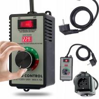 Įtampos reguliatorius 4000W – Sklandi kontrolė, LCD ekranas, Išėjimas 0–240V AC