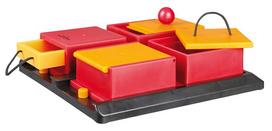 Žaislas šunims Trixie Dog Activity Poker Box, 31x10x31 cm, raudonas/oranžinis