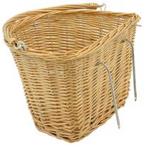 Krepšelis priekiui Azimut Wicker Hooks Natural 34x26x22cm