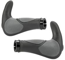 Vairo rankenėlės Azimut Ergo + Bar-Ends 140mm black-grey