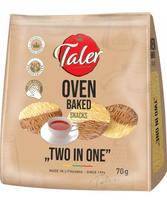 Arbatiniai traškučiai TALER, Two in one, 70 g