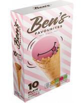 Vaflių kūgeliai BEN'S FAVOURITES, saldūs, 10 vnt, 125 g