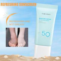 SPF50+ Drėkinantis apsauginis kremas nuo saulės Kolageno apsauginis kremas nuo saulės Apsauginis balinantis nuo saulės UV spinduliuotės kremas Kūno kremas Kontroliuojantis riebalų išsiskyrimą 60ml