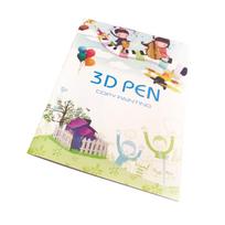 3D rašiklio šablonų knyga 3D spausdinimo rašikliui, piešimo trafaretų rinkinys, 40 piešimo šablonų su nemokamu įvairiaspalvis