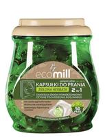 ECOMILL Universalios Žaliosios arbatos skalbimo kapsulės, ECOMILL 50 vnt.