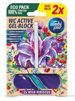 AMBI PUR Tualeto gaiviklis ir valiklis AMBI PUR Wild Hibiscus, 2x45 g
