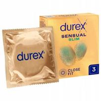 Durex Sensual Slim latekso prezervatyvai 3 vnt