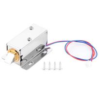 DC 12V Miniatiūrinis elektromagnetinis užraktas Elektrinis valdymo užraktas spintelės stalčiui dėžutei