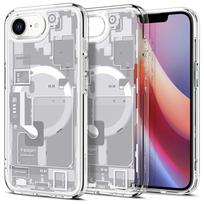 Spigen Ultra Hybrid MagSafe Case for iPhone 16e in White/Zero One White