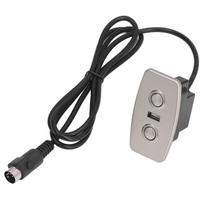 Atsilošiančio krėslo jungiklis USB lizdas įkrovimas tiesus 5 kontaktų šviesa laisvas elektrinės sofos valdiklis namams