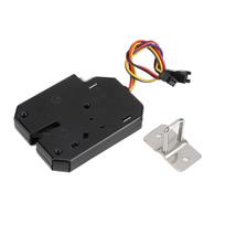 DC 12V 2A Elektromagnetinis Elektrinis Valdymo Spintos Stalčių Spintelių Užraktas Plienas Juodas balta