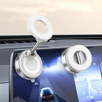 Stiprus magnetinis automobilinis telefono laikiklis Itin vakuuminis siurbtukas Telefono laikiklis Mobiliojo telefono laikikliai iPhone 16 15 14 13 12 Android juoda