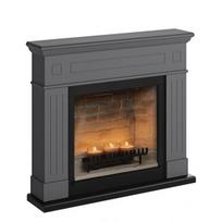 TAGU LARSEN ZenFlame SOLID GREY pastatomas židinys su apdaila