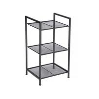 Pastatoma 3 lygių metalinė lentyna | 3 lentynos