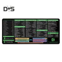 40x90CM Didelis kompiuterio pelės kilimėlis Nešiojamas Vandeniui atsparus Biuro Power Point Excel Word spartieji klavišai Stalo kilimėlis Neslystantis Stalinis pelės kilimėlis PC priedai C