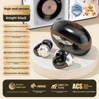 Nauja Bluetooth ausinė TWS Dvigubos ausies Belaidė ausies segtukas Stereo Skaitmeninis ekranas Gyvenimas juoda