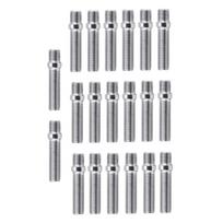 20 vnt. 50 mm ilgesni ratų varžtai konversija 12x1,5 į 12x1,5 sraigtinis adapteris tinka A4 1998?2008 m