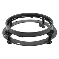7 colių LED priekinio žibinto tvirtinimo laikiklis Juodas Motociklo priekinio žibinto apdailos žiedas Glide Black
