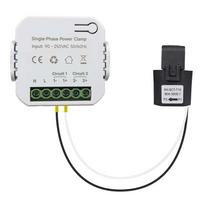 Tuya Smart Life WIFI energijos matuoklis 80A su Clamp Ct App kWh