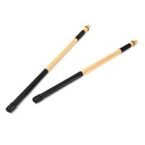 1 pora bambukinių būgnų lazdelių Jazz būgnų lazdelių strypeliai Perkusinių instrumentų priedai Juodos