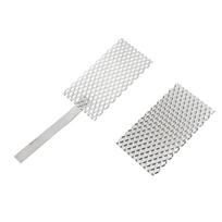 2 vnt. Ti tinklelis 100x50mm aukso, sidabro, vario papuošalų dengimo įrankis tinklelis su rankena