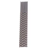 10 vnt. Ypač ilgos spiralinės grąžtai, prailgintos, HSS, tiesus apvalus kotas, apdirbimo įrankiai, 2,5x200mm