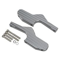 Motorcycle Extended Footpegs Footrest Extensions Replacement for Vespa GTS 300ie Super Sport