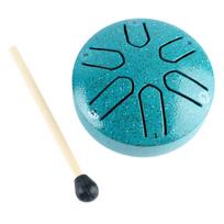 Handpan būgnas Profesionalus Mini 6 natų Nerūpestingas liežuvėlių būgnas Perkusinis instrumentas su lazdele