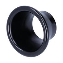 2,6 colio Šalto oro įsiurbimo turbinos ragas Greičio kaupiklio adapteris CNC aliuminio automobilio modifikavimo dalis Juoda juoda