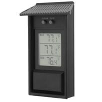 Skaitmeninis termometras Lauko vandeniui atsparus temperatūros matuoklis sodui, šiltnamiui