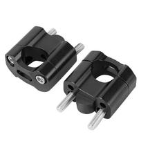 Pora 22mm28mm 18in 78in Motociklo Vairo Montavimo Gnybtai Pakėlikliai Adapteriai CNC Aliuminio LydinysJuodas