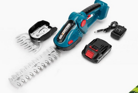 Mini akumuliatorinės krūmų, gyvatvorių ir žolės žirklės BOXER BX-3309