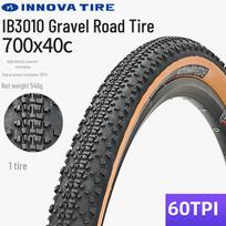 Innova Yellow Edge bekelės žvyro dviračio padanga 700x40c, itin lengva ir nepramušta