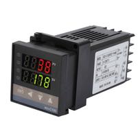0 celsijaus ~1300 celsijaus Signalizacija REX C100 Skaitmeninis LED PID temperatūros valdiklio termostato komplektas AC110V 240V