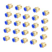 25 vnt. Pneumatinė stumiamo tipo greita jungtis, išorinė, oro greitosios jungtys, adapteris pc602 G14