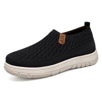 Women's Casual Knit Mesh Platform Loafer Shoes Comfortable Arch Support Walking Shoes Breathable Work Shoes for Women Lightweight Non-Slip Sneakers 36