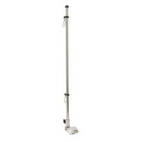 Jūrinės klasės ant bėgių montuojamas vėliavos stulpas 560 mm nerūdijančio plieno vėliavos stulpas, skirtas valčių jachtai 22,2–25 mm vamzdžiui