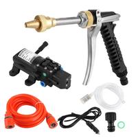12V Nešiojama 130PSI Aukšto Slėgio Plovimo Įrenginio Vandens Siurblio Žarnos Rinkinys 80W Galingas Automobilio Plovimo Valiklis