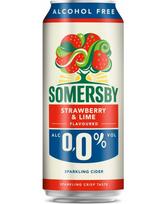 Sidras SOMERSBY, braškių ir laimo skonio, nealkoholinis, 0,5l, skardinėje
