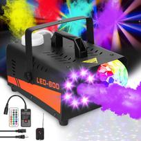 Automatinis Strobe Light rūko mašina 600 W rūko purkštuvas su 8 LED žibintais 13 spalvų reguliavimu ir įvairiaspalvis