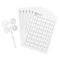 Optinis Flipperis Reguliuojamas Optometrija Plastikinis Apverčiamas 6vnt. su Vizualine Kortele Optinis Prietaisas +/-200